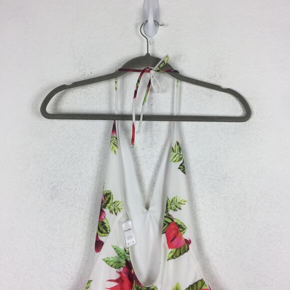 Privacy Please Elouise Floral Swimsuit XS Low Back One Piece Tropical Modest - Picture 12 of 14